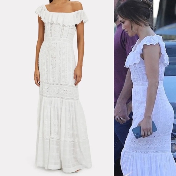 LOVESHACKFANCY MAXI DRESS ASO Jennifer Lopez - Picture 1 of 12